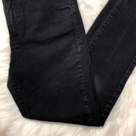 Old Navy Black Rock Star Hi Rise Boot Cut Jeans 8 - Picture 5 of 16